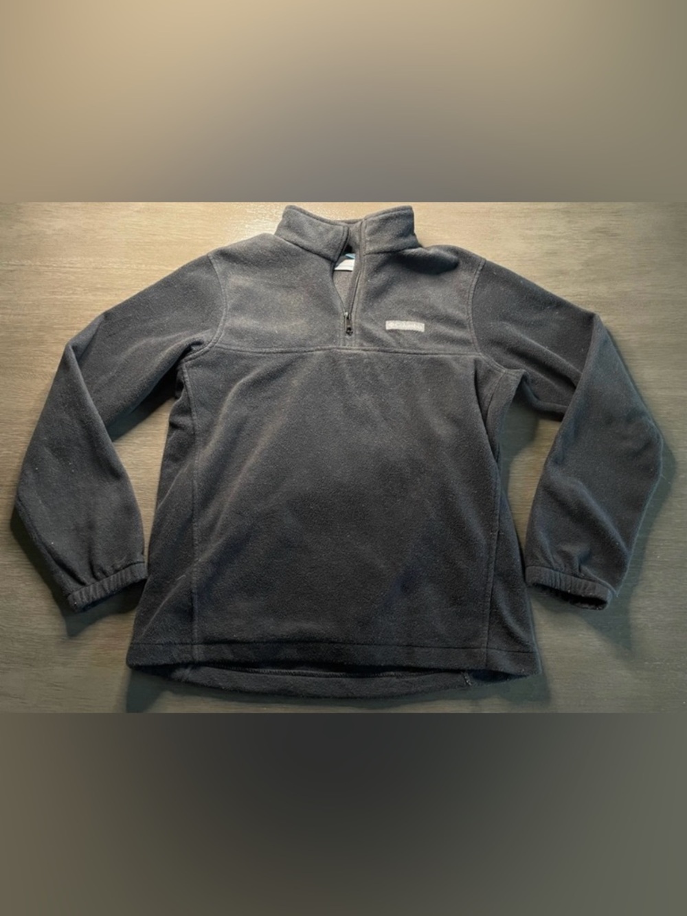 Columbia Black Full Zip Teddy Jacket Size Medium
